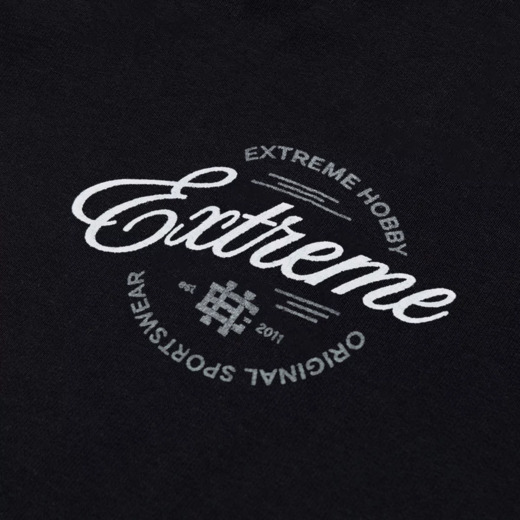 Bluza rozpinana Extreme Hobby "CLUSTER" - czarny