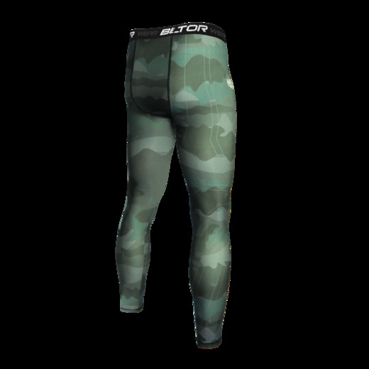 Legginsy męskie Beltor "Army" kompresyjne - moro camo