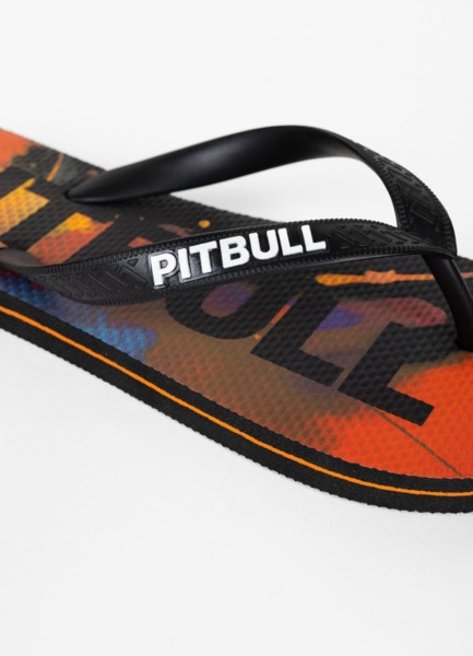 PIT BULL &quot;WATER COLOR&quot; Flip-Flops