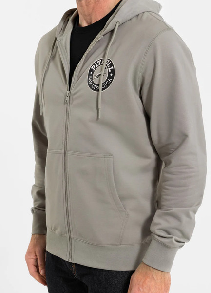 PIT BULL "SAN DIEGO CA" Zip-Up Hoodie - Sage