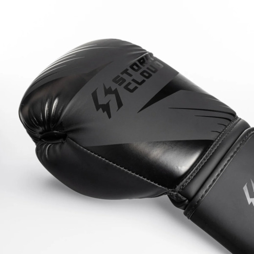StormCloud "Lynx 2.0" Boxing Gloves - Black-Black