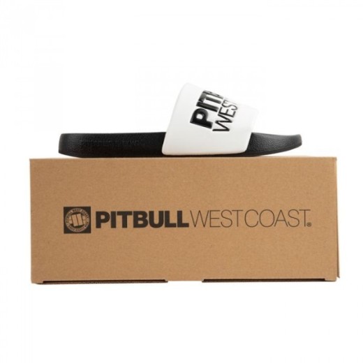 Klapki PIT BULL "TNT" White/Black