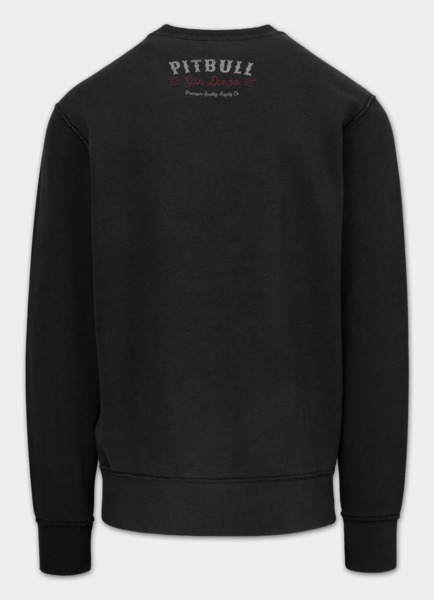 Bluza PIT BULL Washed "STRENGTH & RESPECT" - ciemny grafit