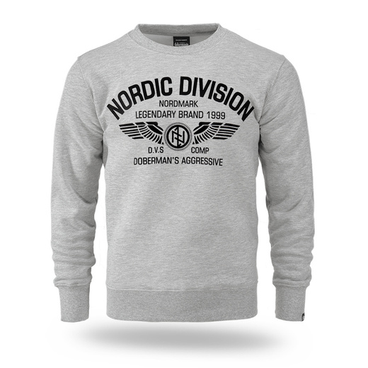 Bluza Dobermans Aggressive "N.DIVISION BC409" - szara