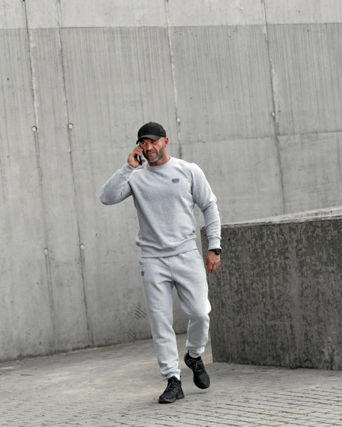 Dres bawełniany Dobermans Aggressive "Basic Logo DRS357" - szary