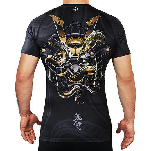 Rashguard Ground Game &quot;Oni Samurai&quot; short sleeve