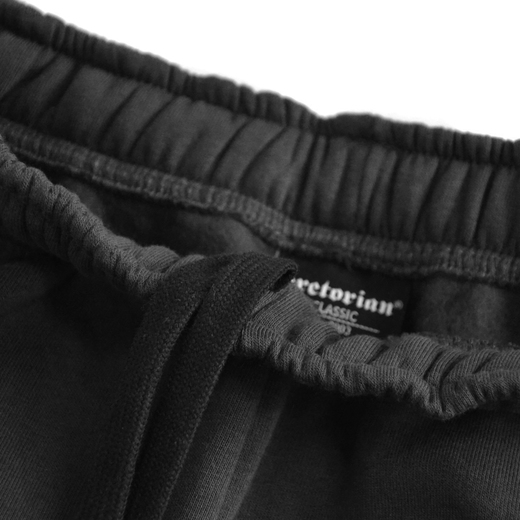 Spodnie dresowe bawełniane Pretorian "PS" - czarne