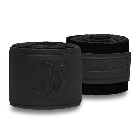 Owijki/Bandaże bokserskie Legion Octagon Supreme black/black 3m