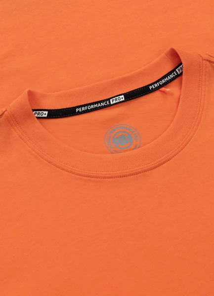 PIT BULL Coolmax &quot;SCOTT&quot; Men&#39;s T-Shirt - Fluorescent Orange