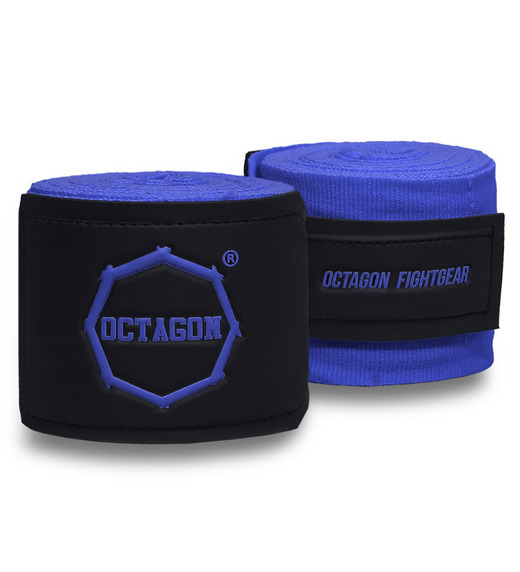 Bandaże bokserskie owijki Octagon 5 m Fightgear Supreme Basic - ciemny niebieski