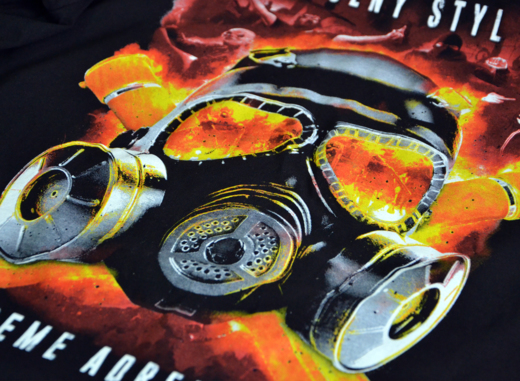 T-Shirt Extreme Adrenaline &quot;No pyro no party!&quot;