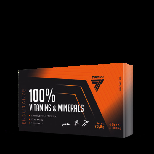 Trec 100% vitamins and minerals – day and night complex