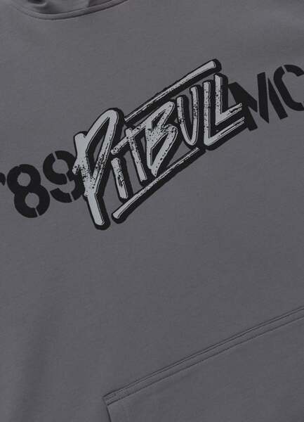 Bluza z kapturem PIT BULL "MC" - grafitowy