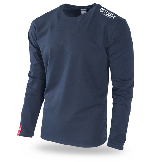 Longsleeve Dobermans Aggressive "AN UNSTOPPABLE OFFENSIVE INFINITE " LS264" - granatowy