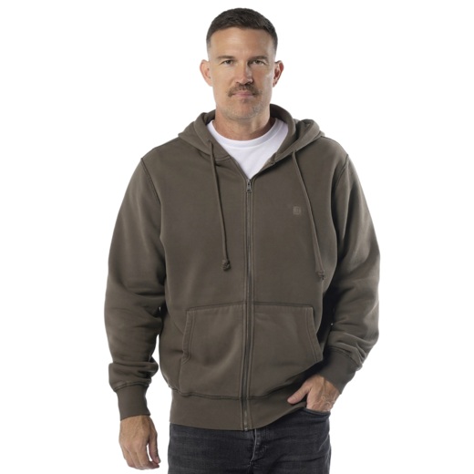 Men's zip-up hoodie PIT BULL "HACKETT" - olive
