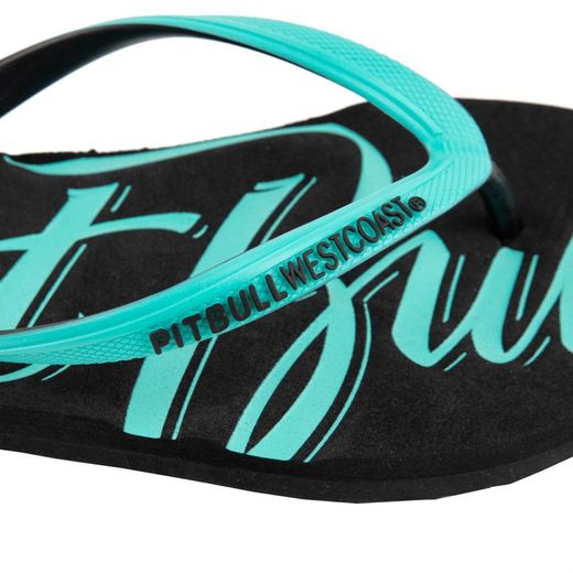 Women&#39;s flip-flops PIT BULL &quot;La Jefa&quot; - Turquoise