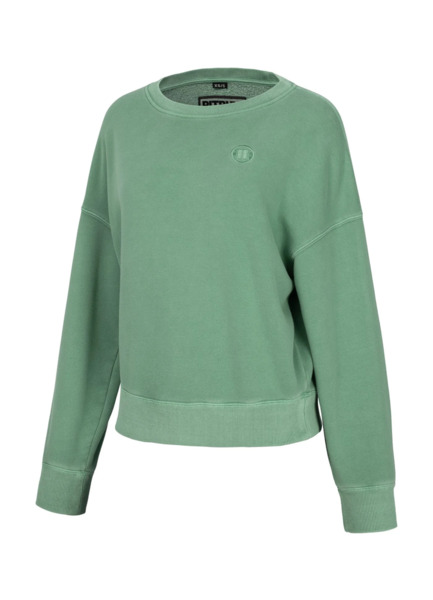 WASHED PIT BULL &quot;MANZANITA&quot; women&#39;s sweatshirt - green