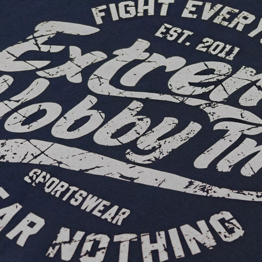 Koszulka T-shirt Extreme Hobby "WHEEL" - granatowa