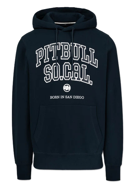 PIT BULL "SO CAL" Men's Hoodie - Navy Blue