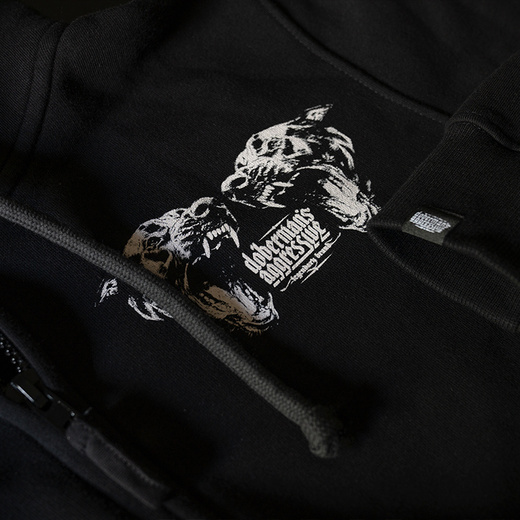 Dobermans Aggressive &quot;MAD AS HELL BK383&quot; Hoodie - Black