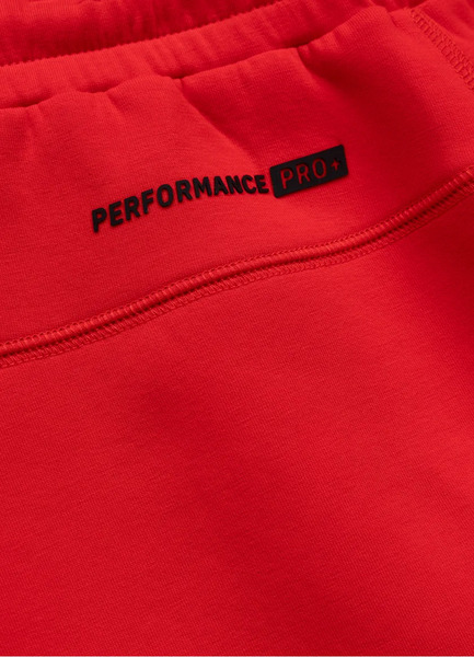  PIT BULL men&#39;s sweatpants &quot;DOGWOOD POCKET&quot; - red fluo
