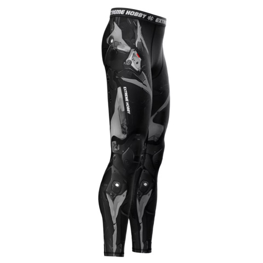 Legginsy męskie Extreme Hobby | IRON FORCE - biały