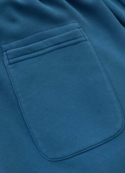 WASHED PIT BULL "LANCASTER II" Men's Sweat Shorts - Blue