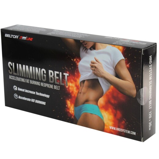 PAS NEOPRENOWY WYSZCZUPLAJĄCY Beltor "FITNESS PRO" 120x30cm - czarny