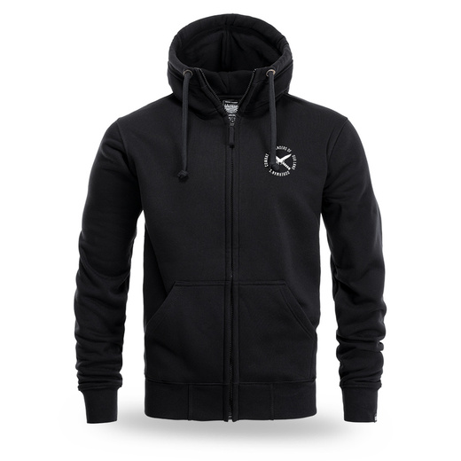 Dobermans Aggressive "TACTICAL II BZ415" Zip-Up Hoodie - Black