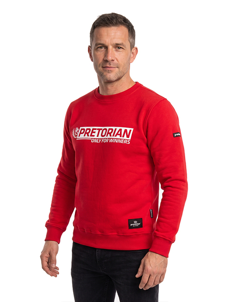 Sweatshirt Pretorian "Side" - red