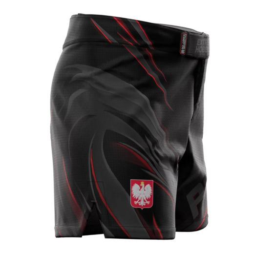 Spodenki athletic Extreme Hobby | POLSKA ULTIMATE - czarny