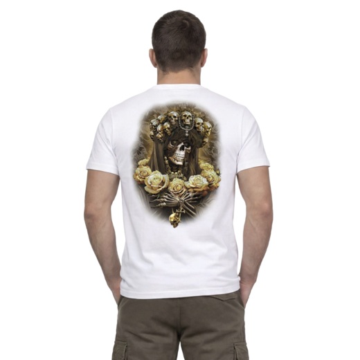 PIT BULL "SANTA MUERTE 26" men's t-shirt - white