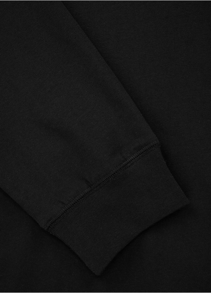 Longsleeve with hood PIT BULL "Hilltop" Spandex 210 - black