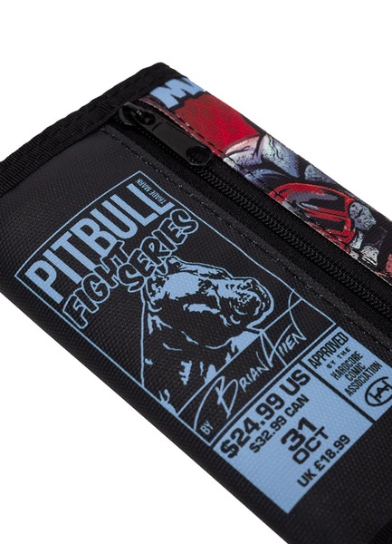 PIT BULL &quot;Oriole Masters Of MMA&quot; webbing wallet - black