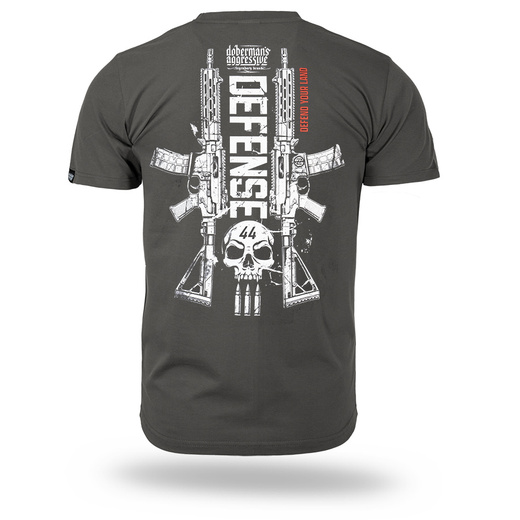 Koszulka T-shirt Dobermans Aggressive "DEFEND YOUR LAND TS418" - khaki