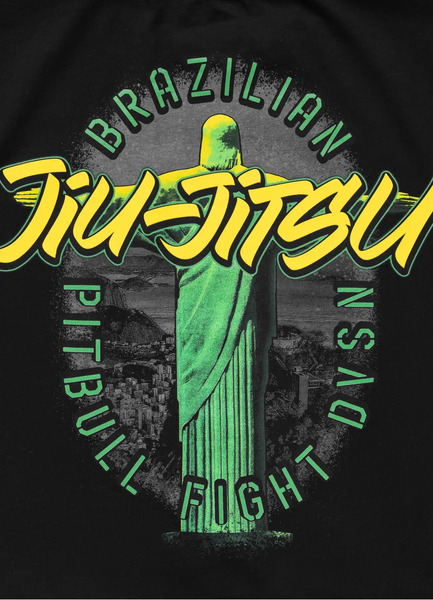 Koszulka PIT BULL "BJJ FIGHT DVSN" - czarna