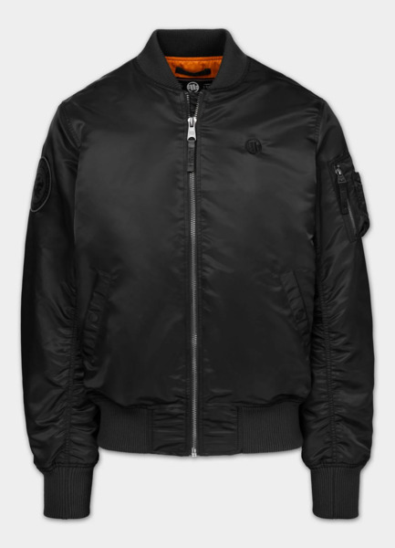 Kurtka bomberka przejściowa PIT BULL "MA-1 AKRON" - czarny