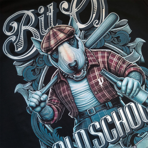 Koszulka Pretorian "Bit of Old School"