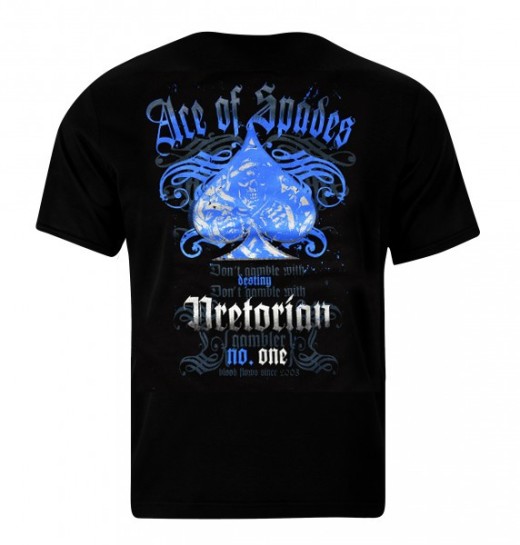 Koszulka Pretorian "Ace Of Spades" - czarna