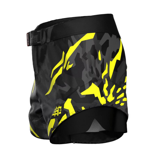 Spodenki combat Extreme Hobby | BLACK PANTHER - czarny/żółty