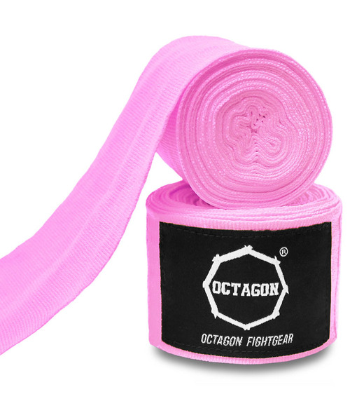 Octagon boxing wrap bandages 3 m - pink
