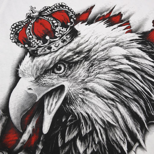 Koszulka Aquila "Polska - Dla nas zwyciężaj" HD - biała