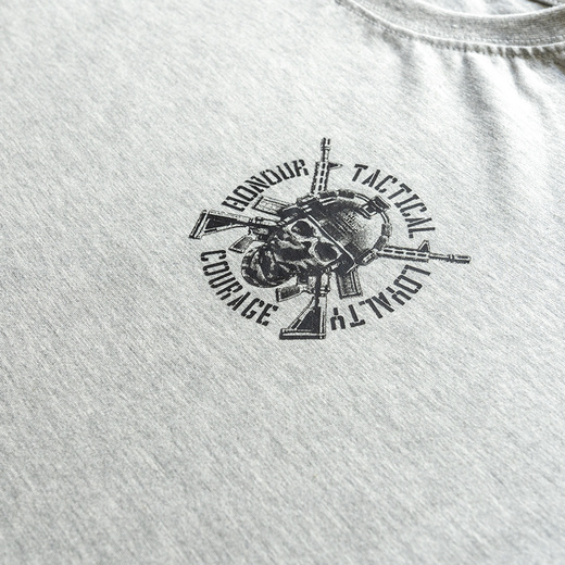 Koszulka T-shirt Dobermans Aggressive "COURAGE TS419" - czarna