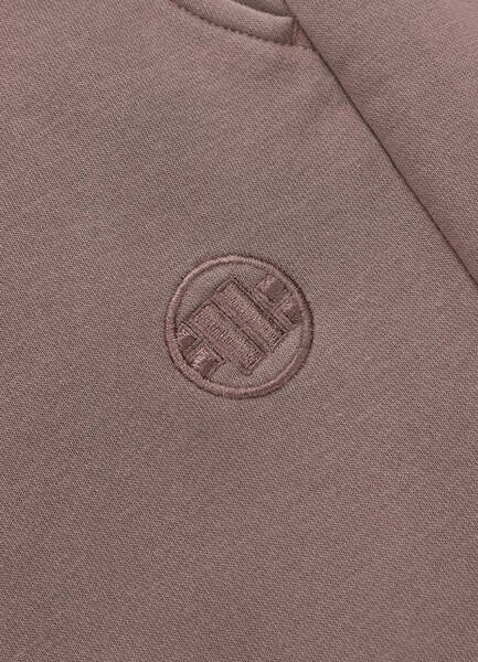 Men's sweat shorts WASHED PIT BULL "LANCASTER II" - burgundy