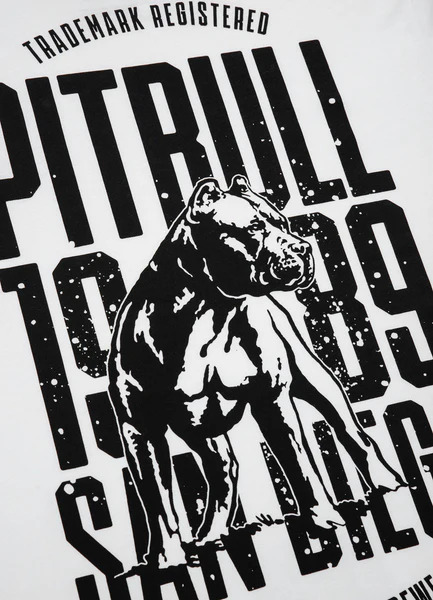 PIT BULL &quot;SAN DIEGO DOG&quot; Men&#39;s T-Shirt - White