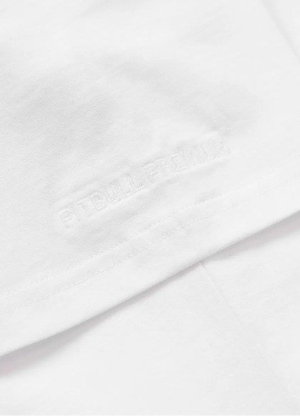 PIT BULL Slim Fit T-shirt &quot;Casino&quot; - white