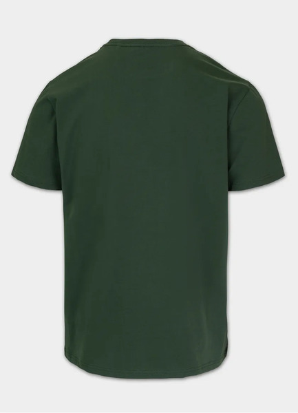  Men&#39;s Garment Washed T-shirt &quot;SCRATCH&quot; - green