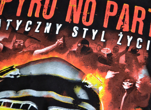 Bluza z kapturem Extreme Adrenaline "No pyro no party!"