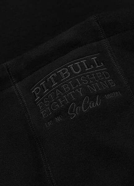 Bluza męska z kapturem PIT BULL "GIBSON" - czarno/czarna