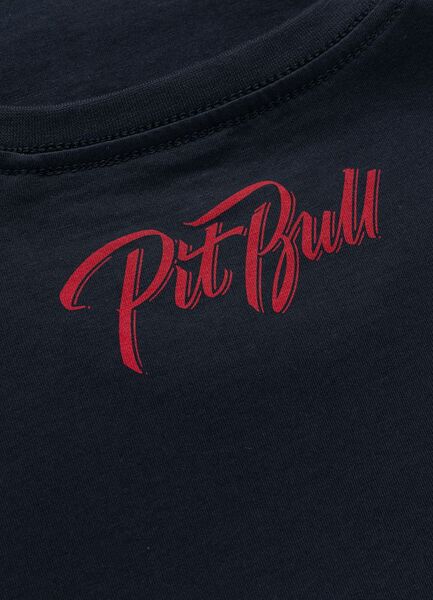 Koszulka męska PIT BULL "EL JEFFE" - ciemny granatowy